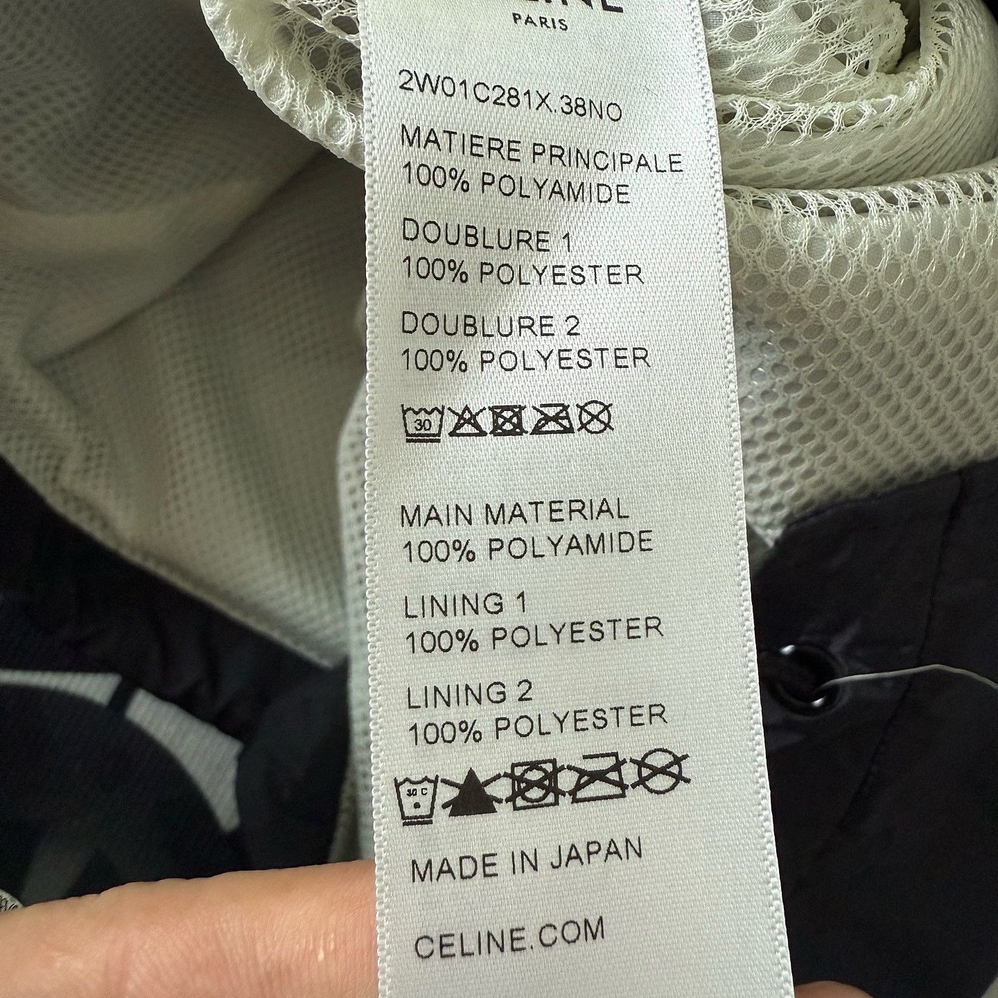 Celine Celine Logo Striped Coach Jacket Size 50 Size US M / EU 48-50 / 2 - 4 Thumbnail