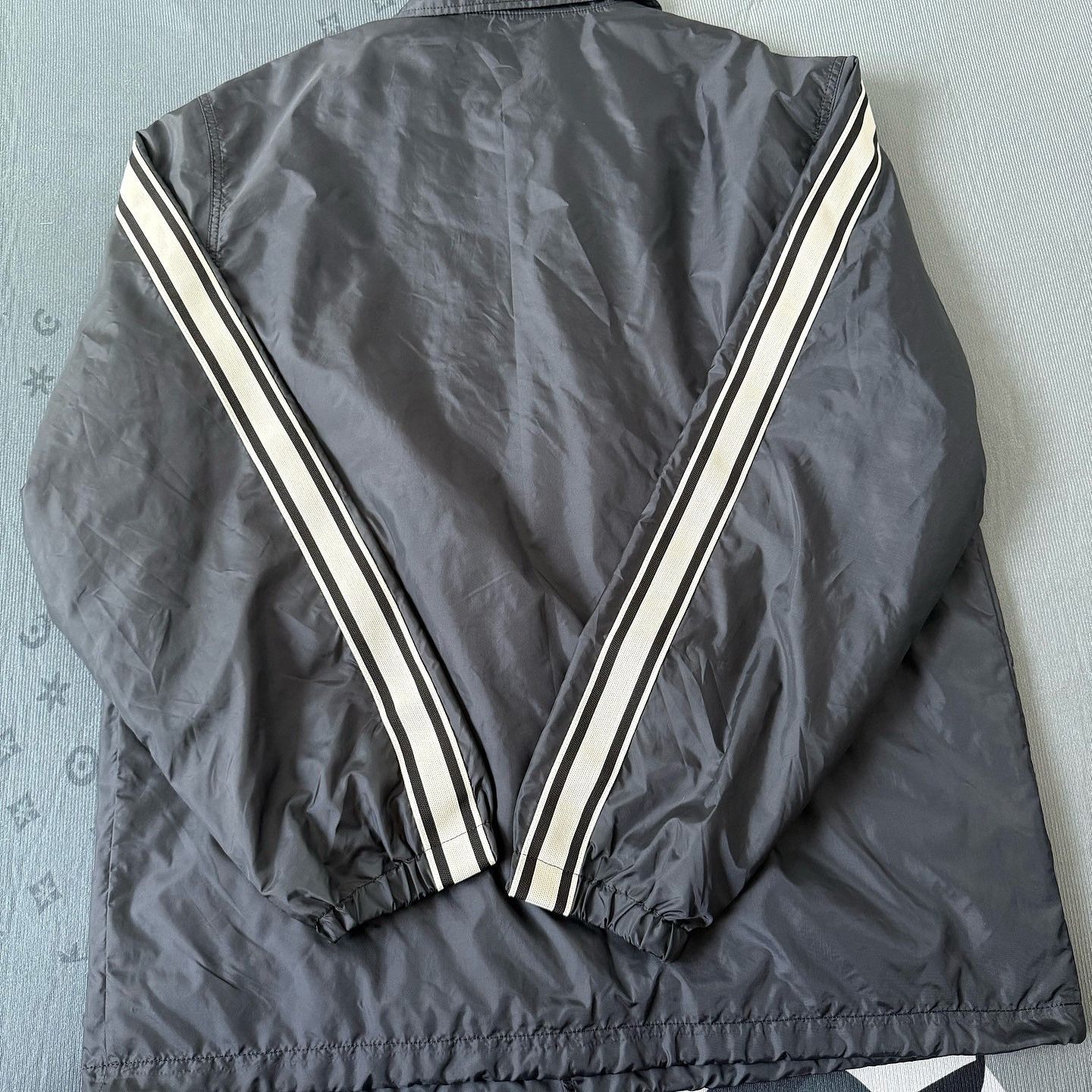 Celine Celine Logo Striped Coach Jacket Size 50 Size US M / EU 48-50 / 2 - 2 Thumbnail