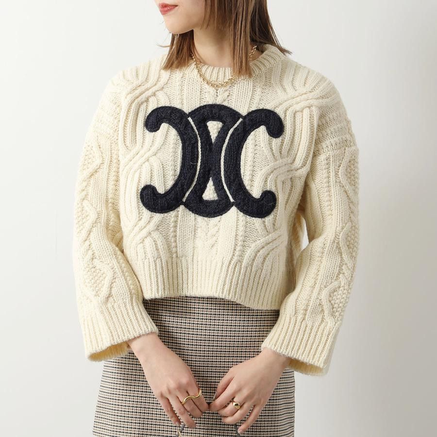 Celine Celine Triomphe Logo Wool Sweater Size M Size M / US 6-8 / IT 42-44 - 6 Thumbnail