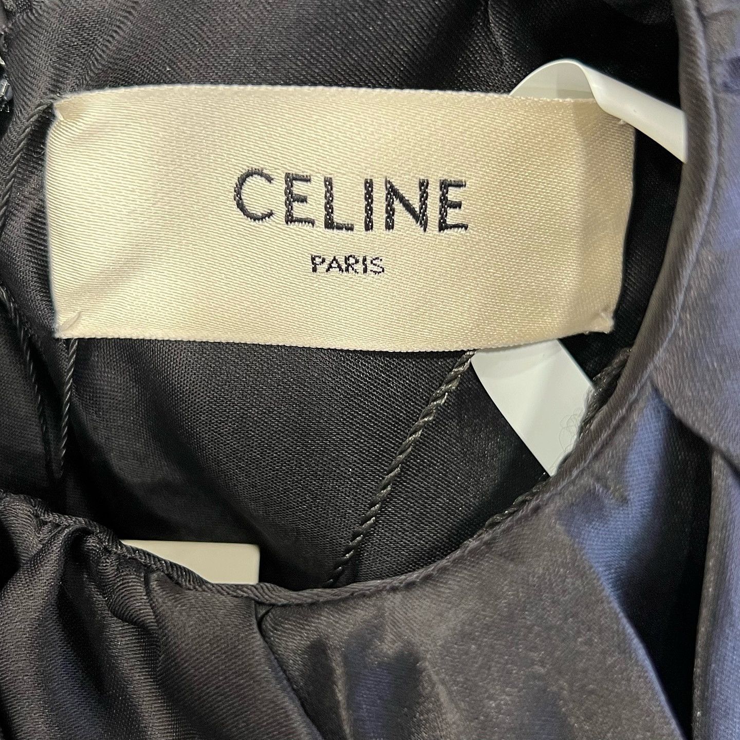 Celine CELINE Silk Tiered Dress Black Size 34 Size XS / US 0-2 / IT 36-38 - 3 Thumbnail
