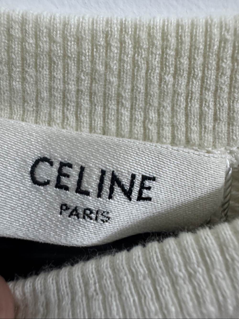 Celine Celine Anchor Print Sweatshirt White L Size L / US 10 / IT 46 - 3 Thumbnail