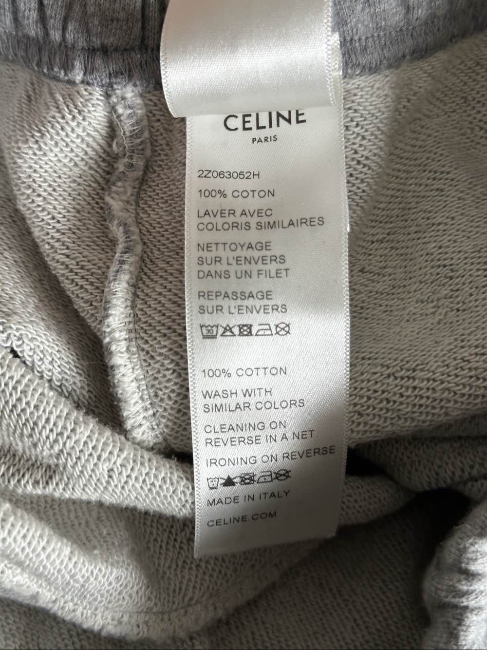 Celine CELINE Logo Sweat Shorts Size S Size US 30 / EU 46 - 5 Thumbnail