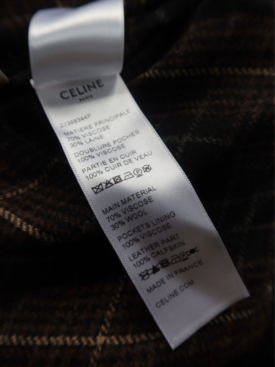 Celine CELINE Plaid Pleated Midi Skirt 34 Size 25" / US 0 / IT 36 - 6 Thumbnail