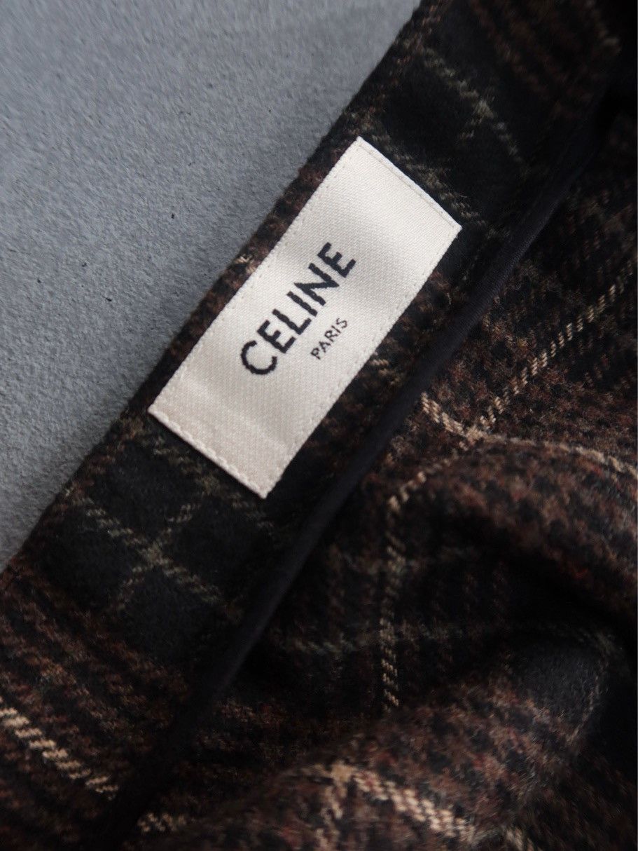Celine CELINE Plaid Pleated Midi Skirt 34 Size 25" / US 0 / IT 36 - 3 Thumbnail