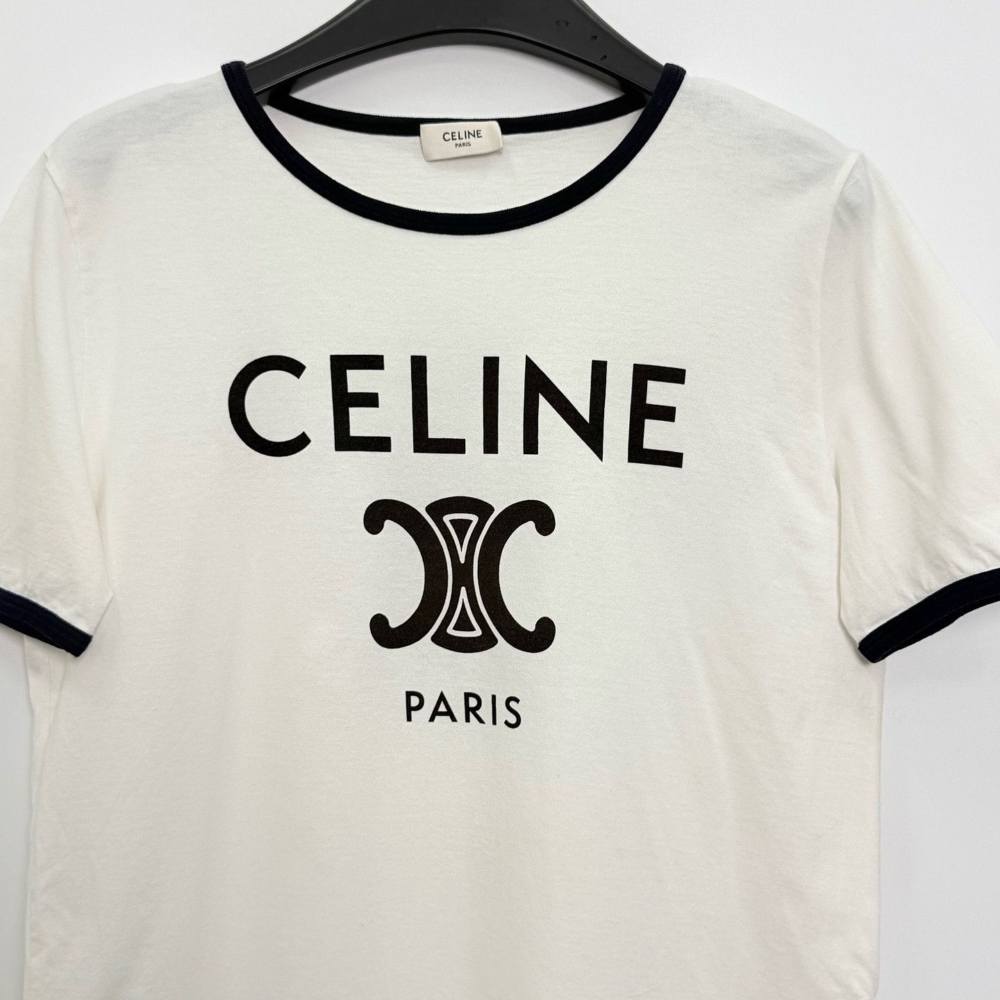 Celine Celine Triomphe Logo T-Shirt Size M Size M / US 6-8 / IT 42-44 - 6 Thumbnail