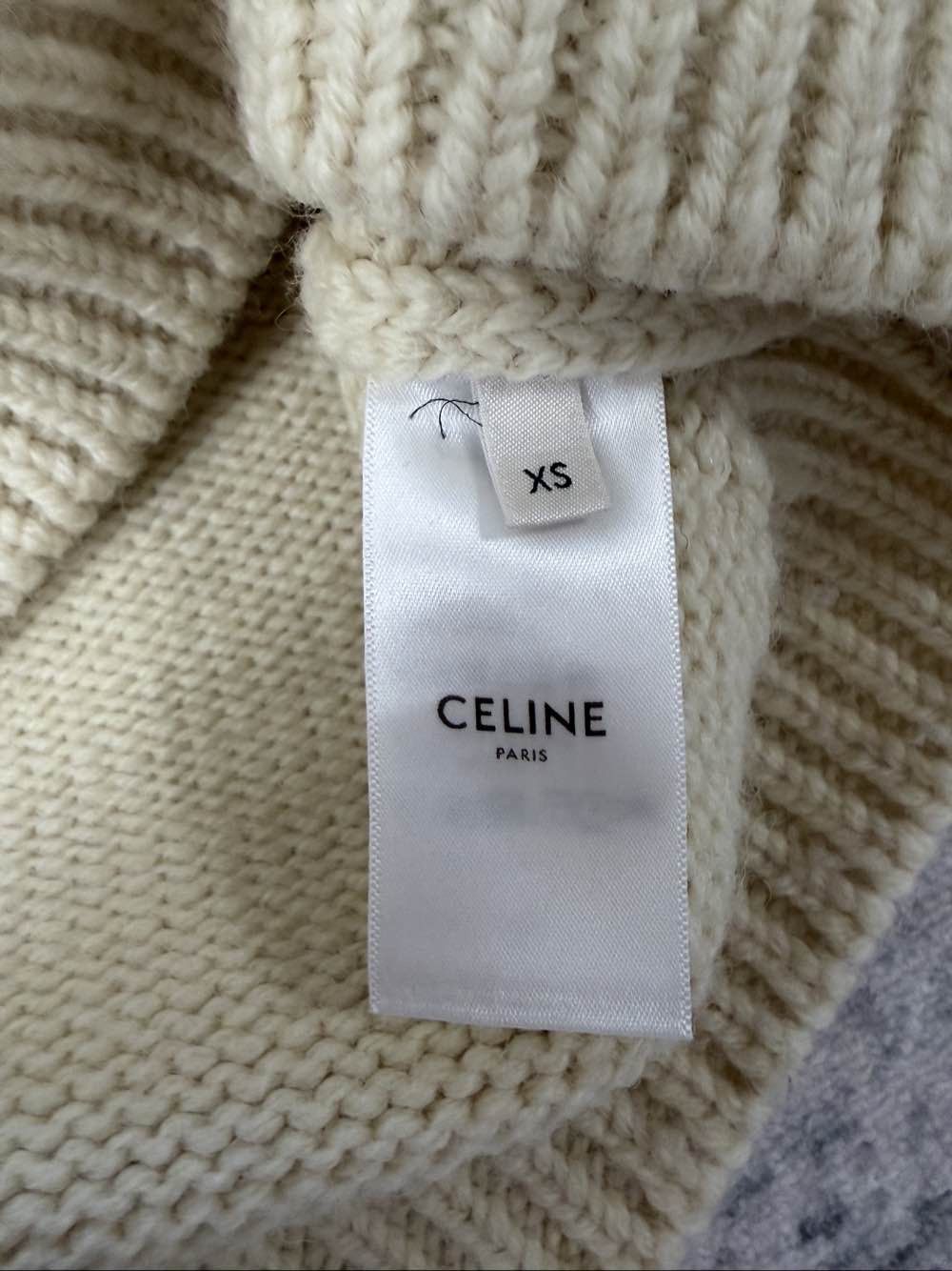 Celine CELINE Logo Knit Sweater Size XS Size XS / US 0-2 / IT 36-38 - 4 Thumbnail