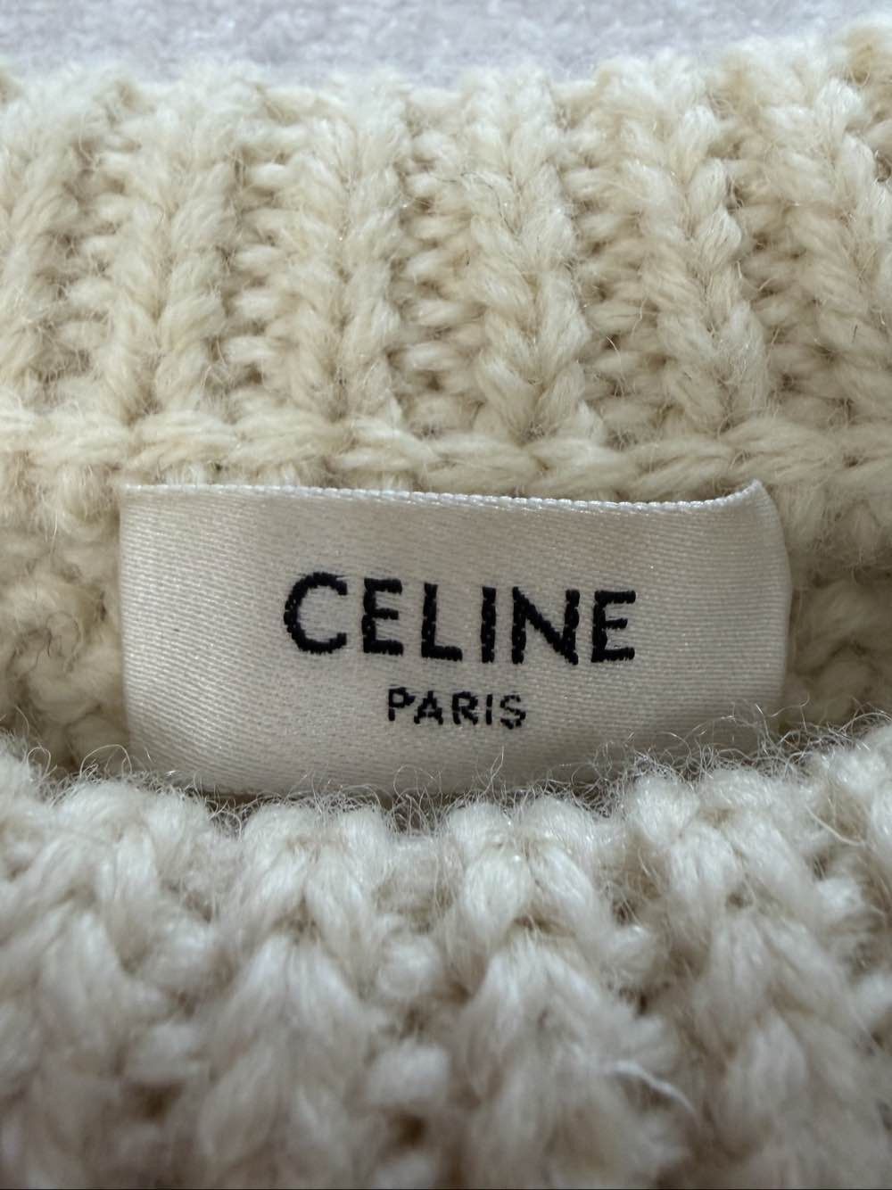 Celine CELINE Logo Knit Sweater Size XS Size XS / US 0-2 / IT 36-38 - 3 Thumbnail