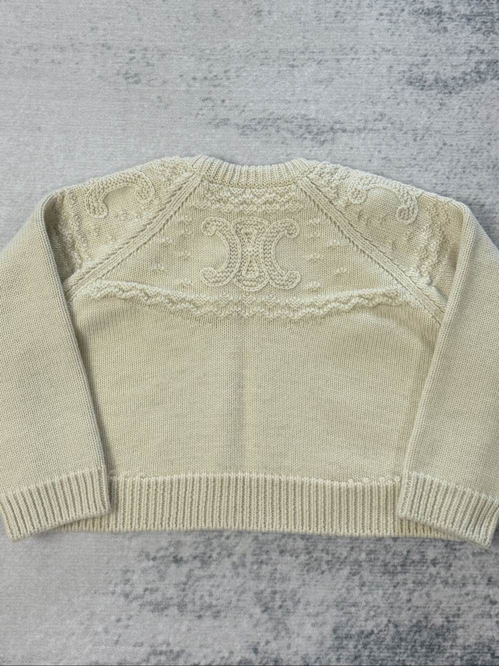 Celine CELINE Logo Knit Sweater Size XS Size XS / US 0-2 / IT 36-38 - 2 Thumbnail