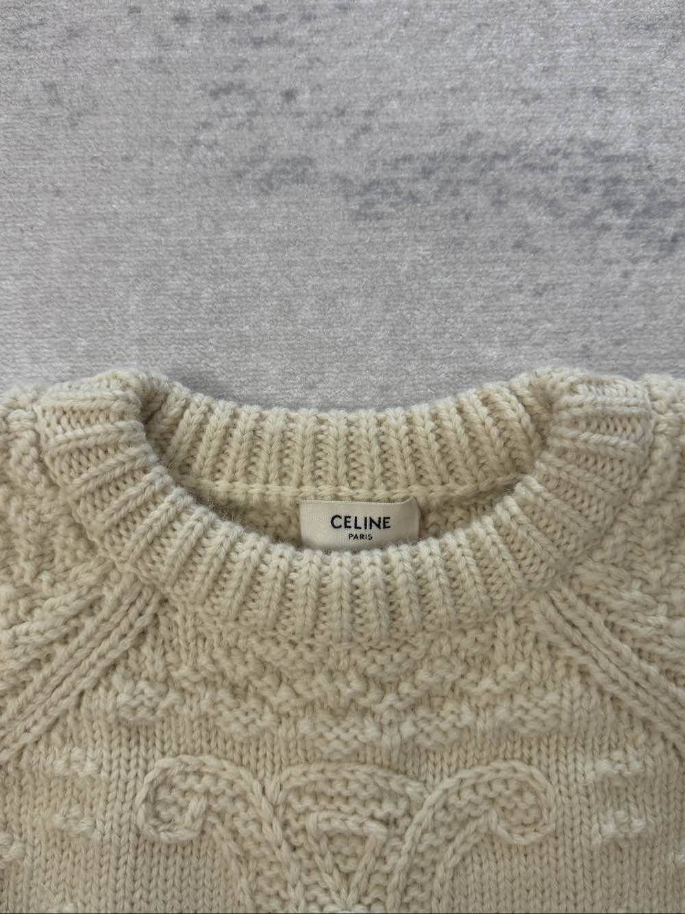 Celine CELINE Logo Knit Sweater Size XS Size XS / US 0-2 / IT 36-38 - 5 Thumbnail