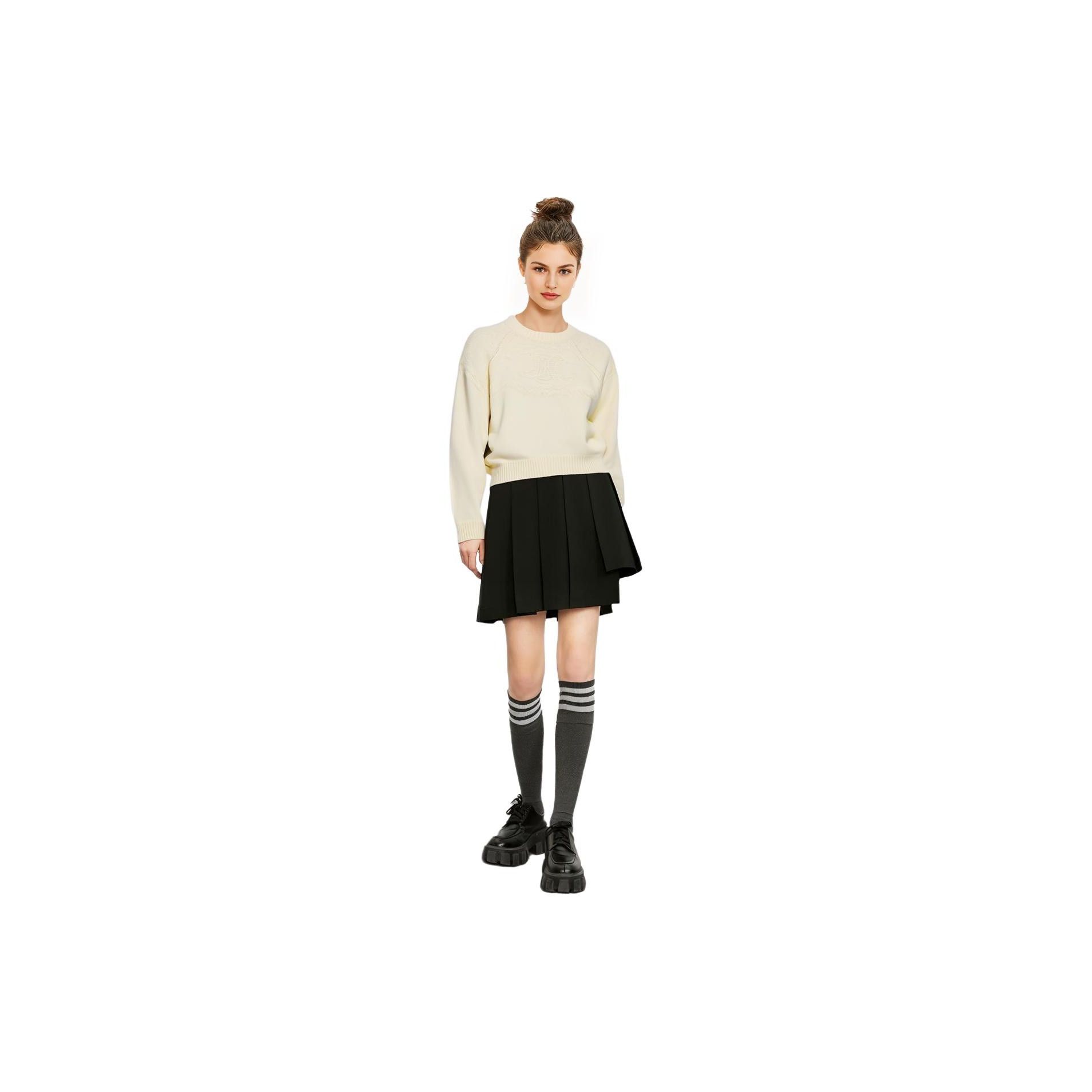 Celine CELINE Logo Knit Sweater Size XS Size XS / US 0-2 / IT 36-38 - 9 Thumbnail