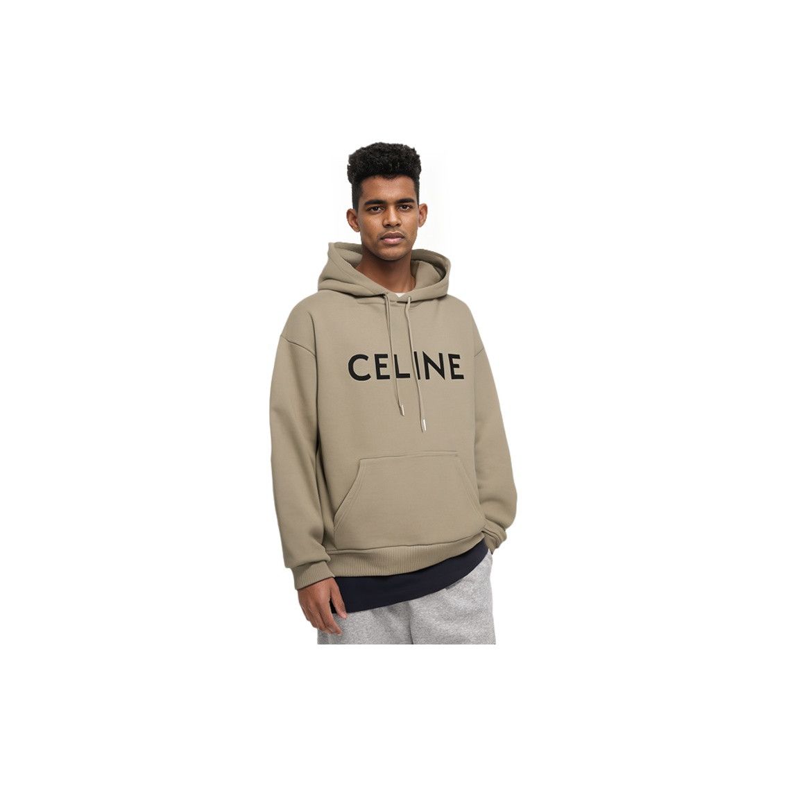 Celine CELINE Logo Hoodie Size M Size US M / EU 48-50 / 2 - 7 Thumbnail