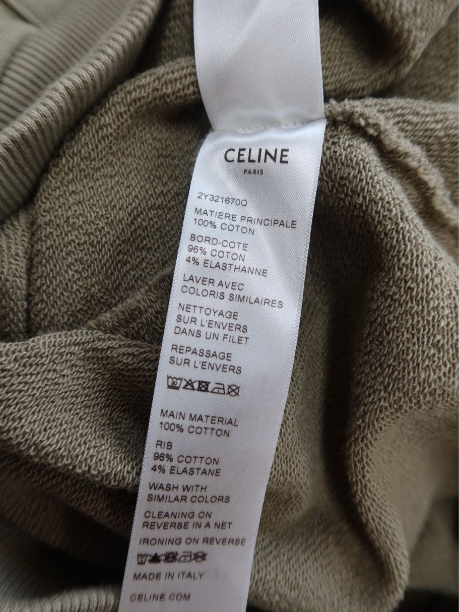 Celine CELINE Logo Hoodie Size M Size US M / EU 48-50 / 2 - 5 Thumbnail
