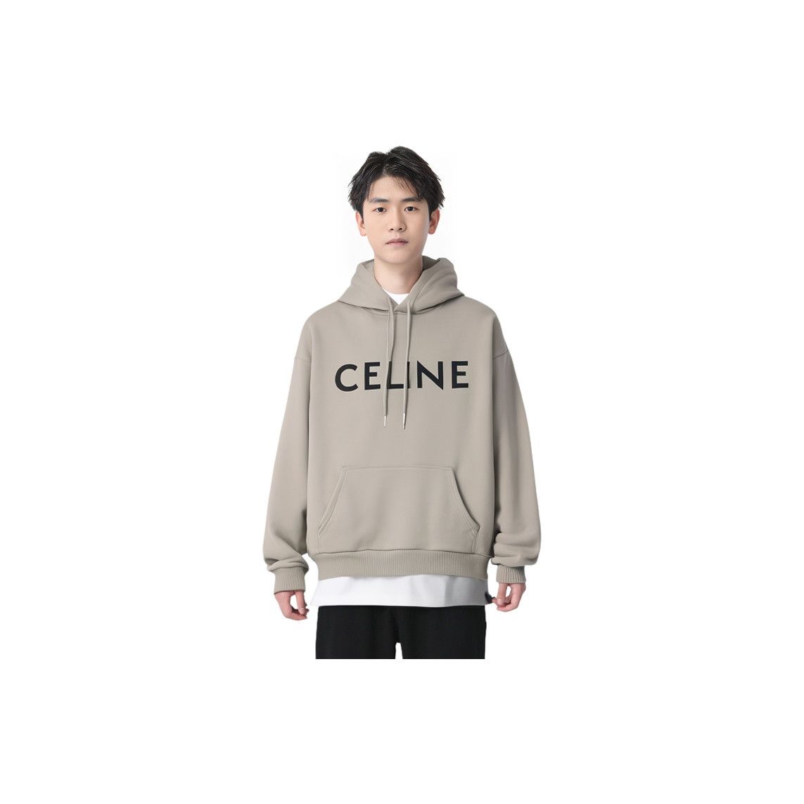 Celine CELINE Logo Hoodie Size M Size US M / EU 48-50 / 2 - 8 Thumbnail