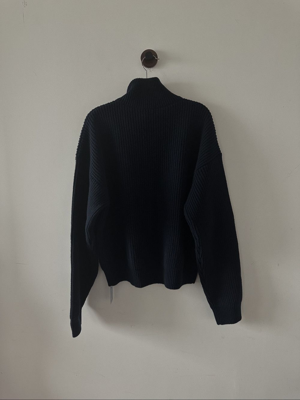 Celine Celine Ribbed Logo Zip Sweater Size L Size US L / EU 52-54 / 3 - 2 Thumbnail