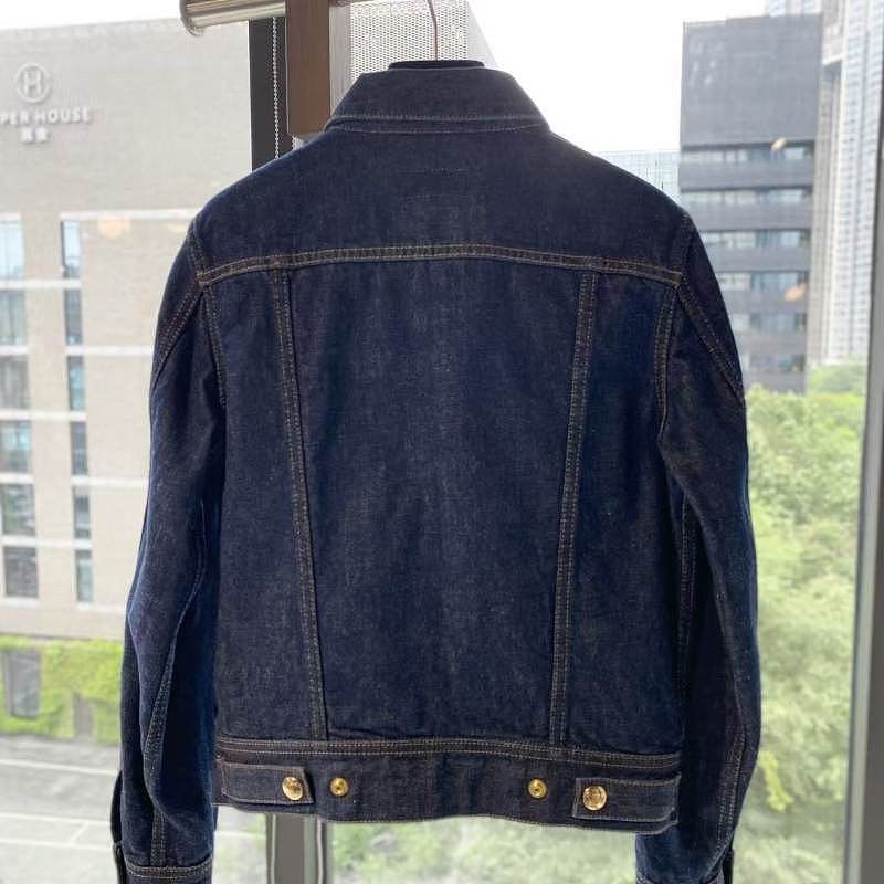 Celine Celine Logo Button Denim Jacket Size S Size S / US 4 / IT 40 - 2 Thumbnail