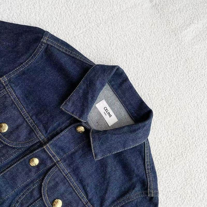 Celine Celine Logo Button Denim Jacket Size S Size S / US 4 / IT 40 - 3 Thumbnail