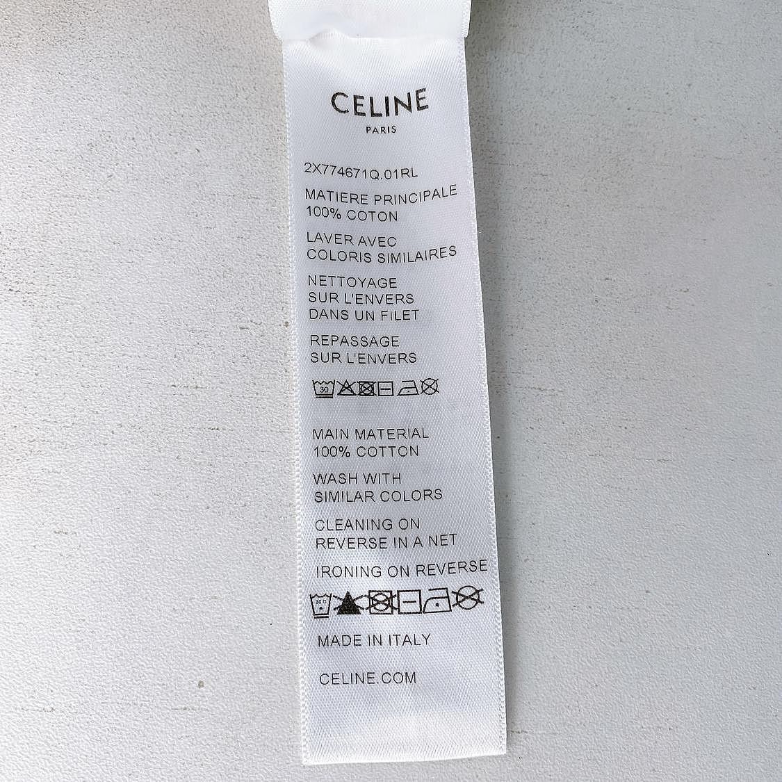 Celine Celine St Tropez Logo Ringer T-Shirt XS Size XS / US 0-2 / IT 36-38 - 4 Thumbnail