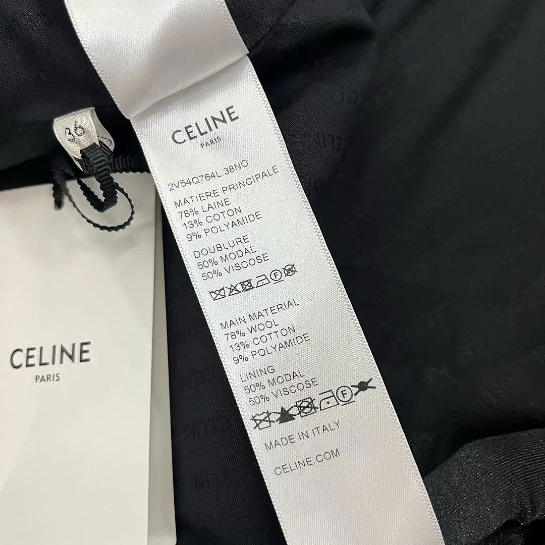 Celine Celine Black Wool Blend Jacket Size 36 Size XS / US 0-2 / IT 36-38 - 9 Thumbnail