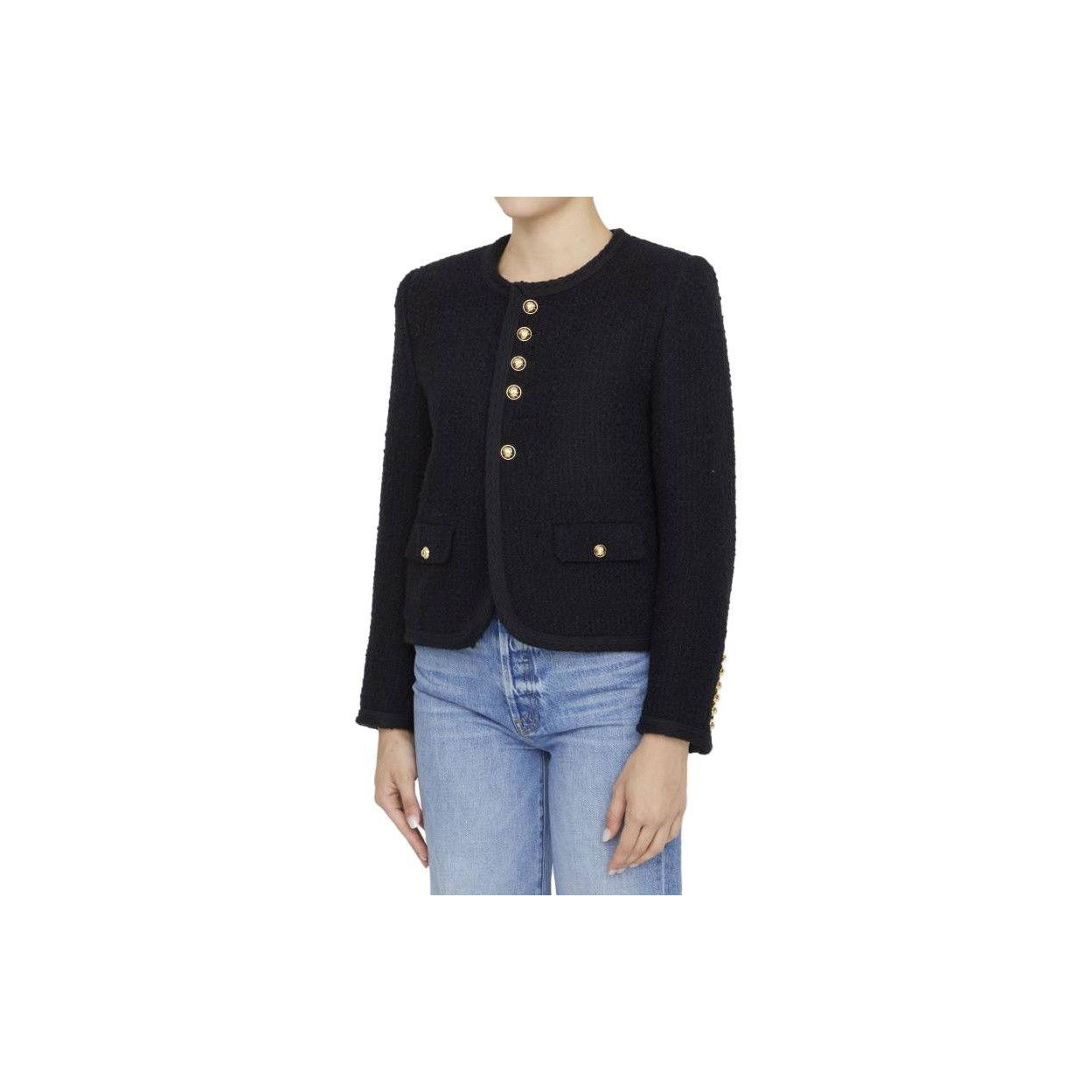Celine Celine Black Wool Blend Jacket Size 36 Size XS / US 0-2 / IT 36-38 - 11 Thumbnail