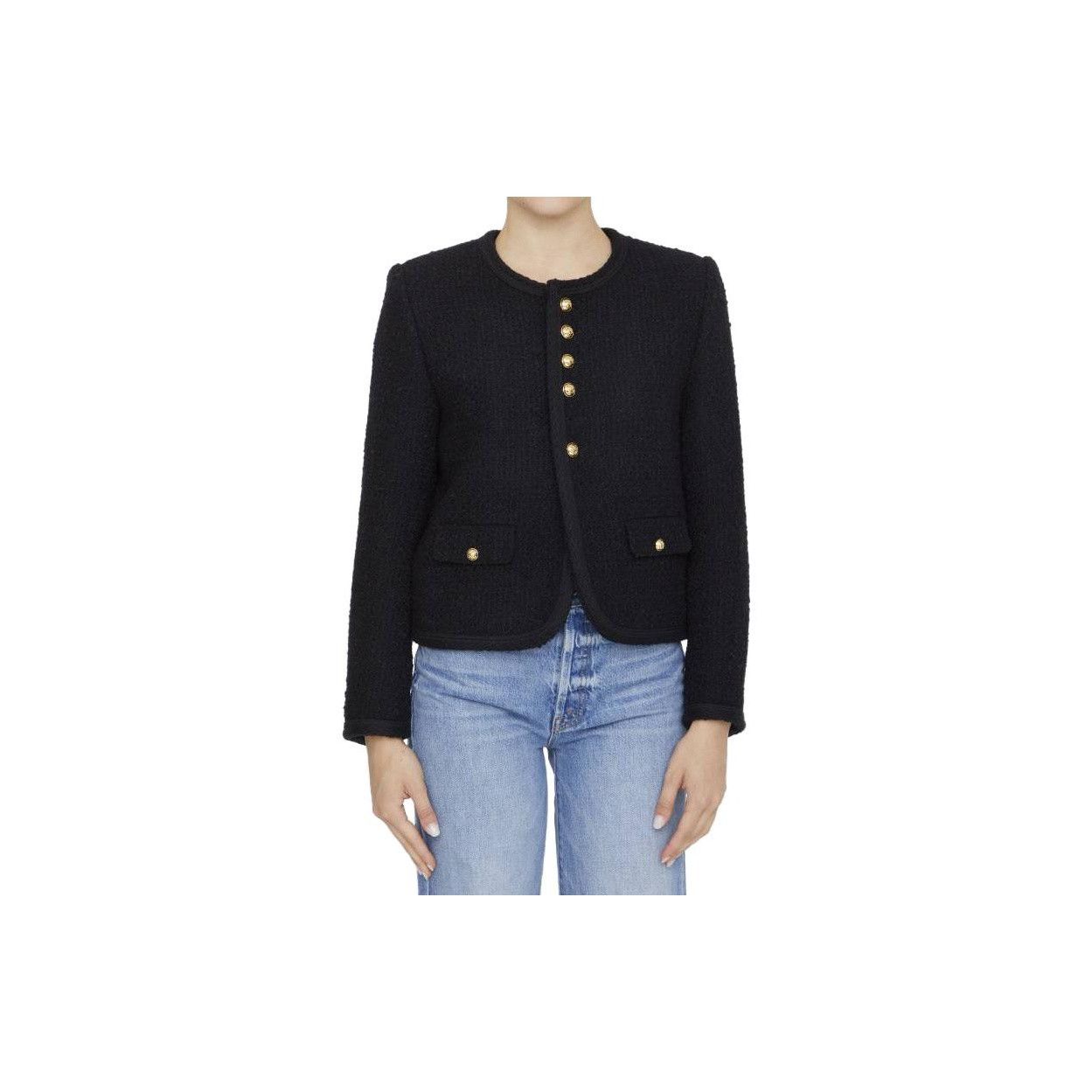 Celine Celine Black Wool Blend Jacket Size 36 Size XS / US 0-2 / IT 36-38 - 10 Thumbnail