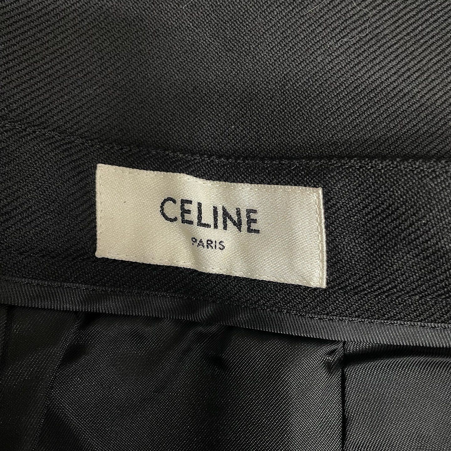 Celine CELINE Gold Button Mini Skirt Size 40 Size 28" / US 6 / IT 42 - 3 Thumbnail