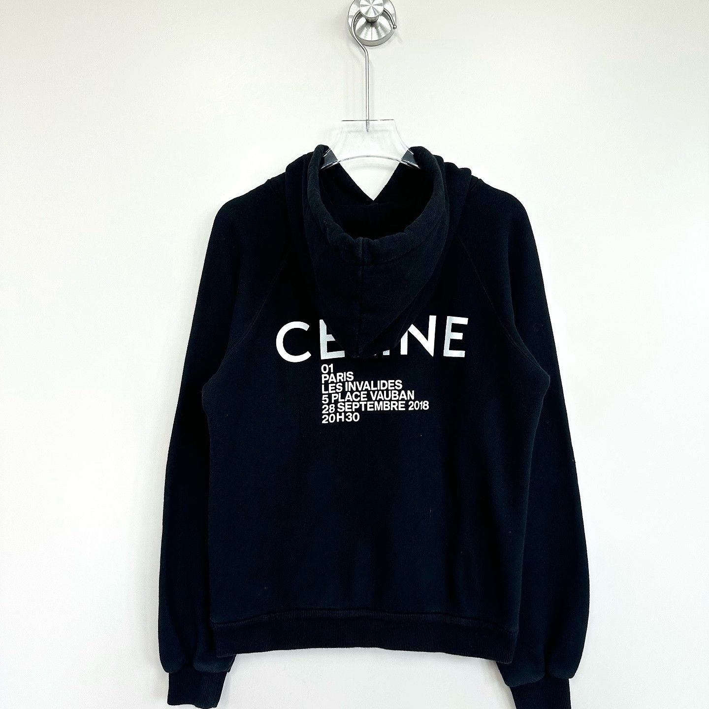 Celine Celine Paris Logo Hoodie Size S Size US S / EU 44-46 / 1 - 2 Thumbnail