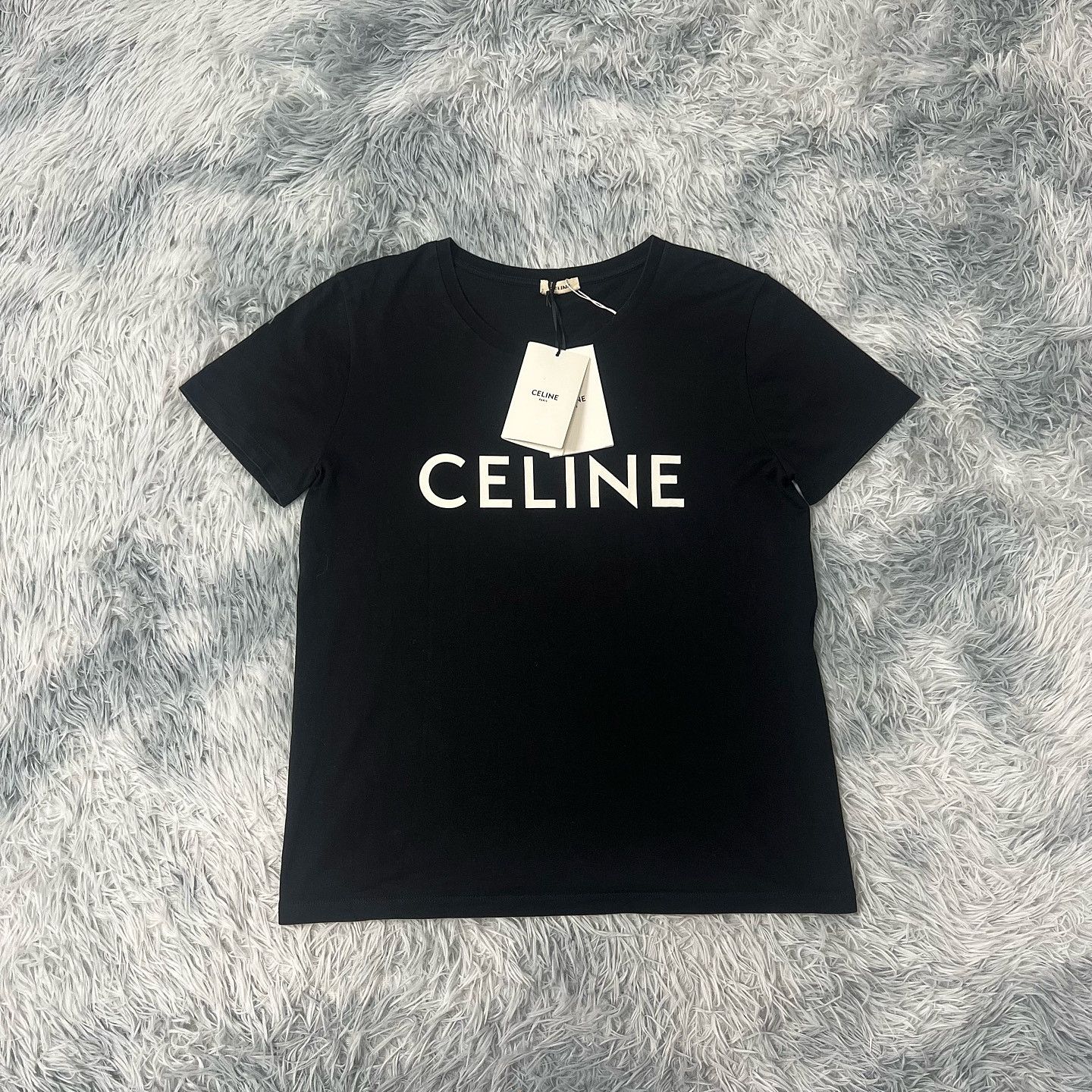 Celine Celine Logo Cotton T-Shirt Size L Size L / US 10 / IT 46 - 6 Thumbnail