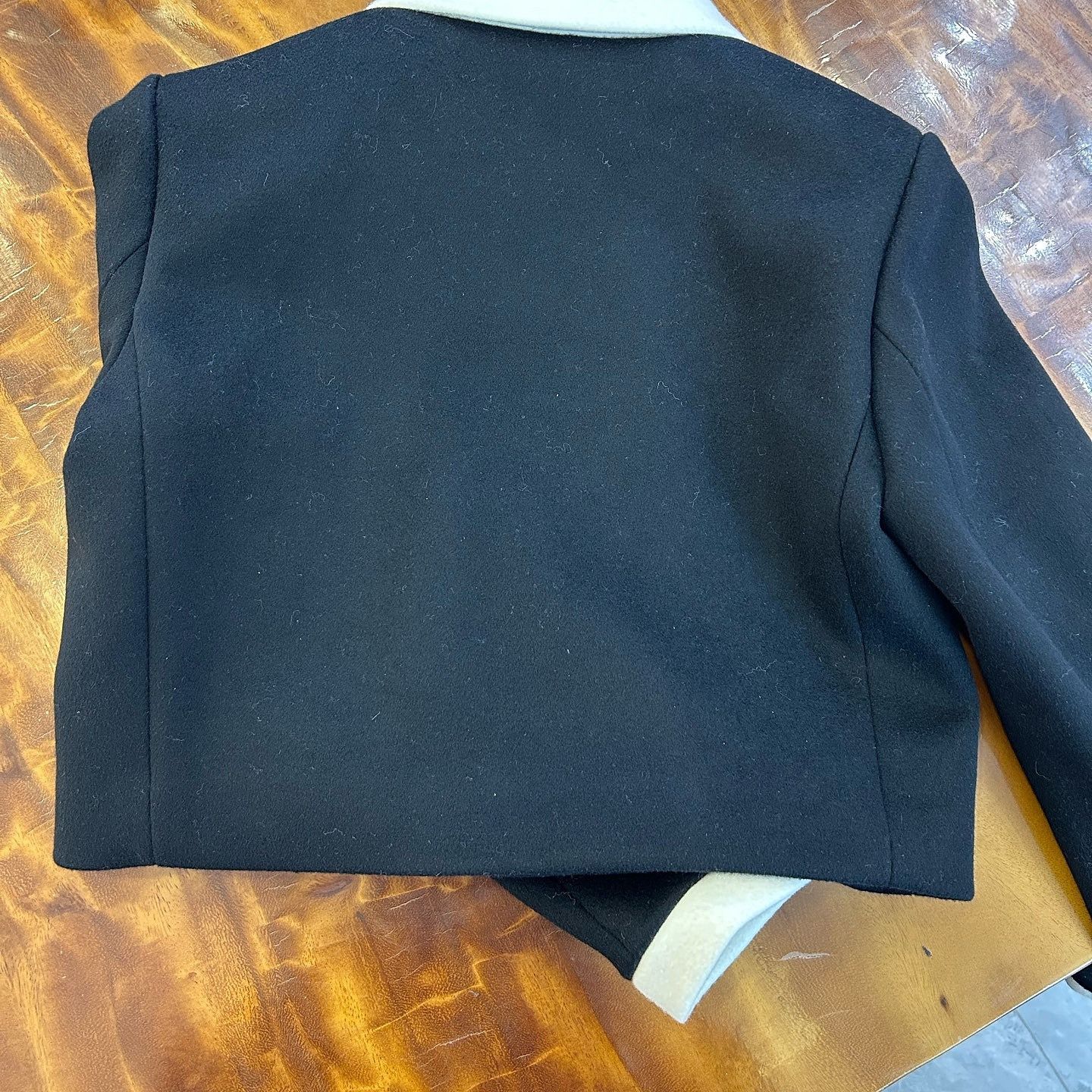 Celine Celine Contrast Collar Double Breasted Jacket Size 38 Size S / US 4 / IT 40 - 2 Thumbnail