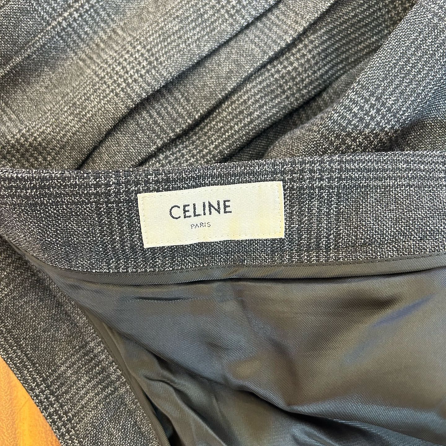 Celine CELINE Plaid Mini Skirt Size 36 Size 26" / US 2 / IT 38 - 3 Thumbnail