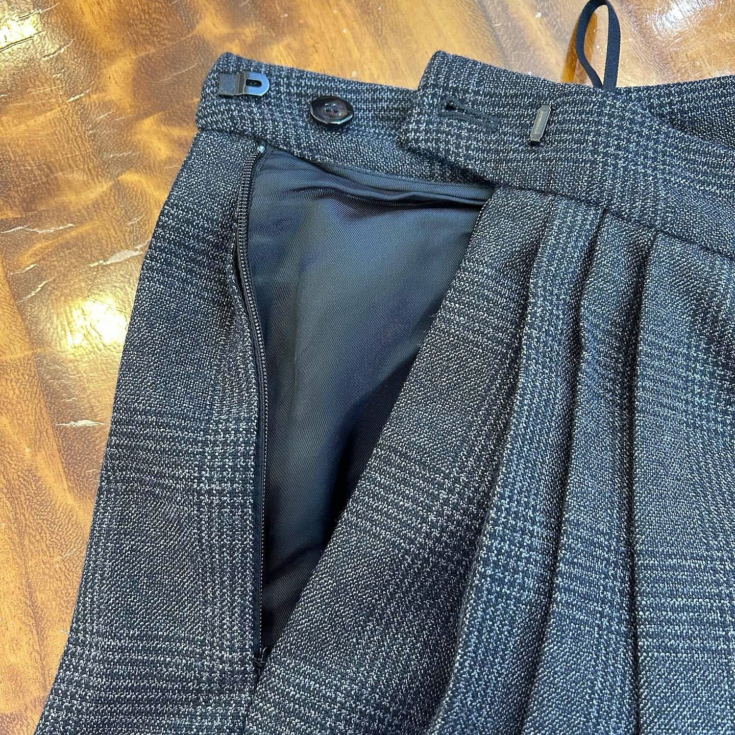 Celine CELINE Plaid Mini Skirt Size 36 Size 26" / US 2 / IT 38 - 5 Thumbnail