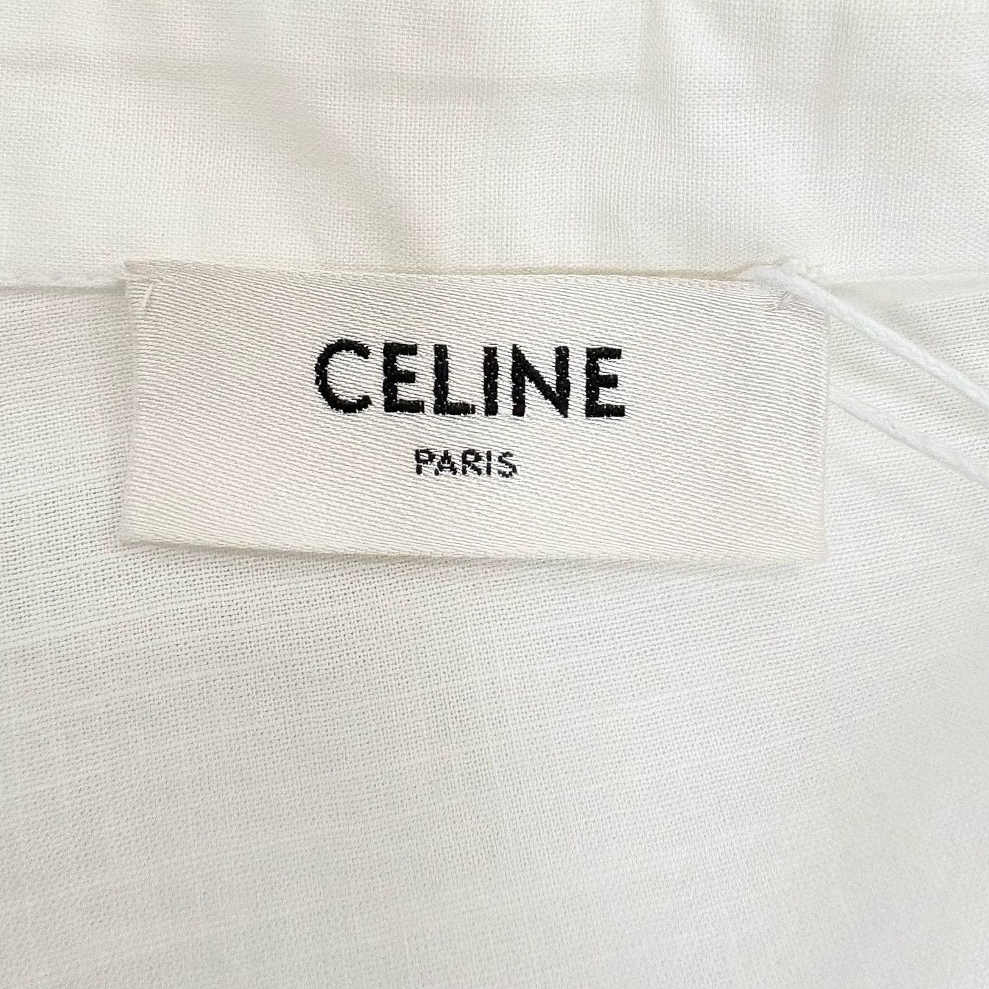Celine Celine Embroidered Cotton Button Up Shirt Size 34 Size XS / US 0-2 / IT 36-38 - 3 Thumbnail