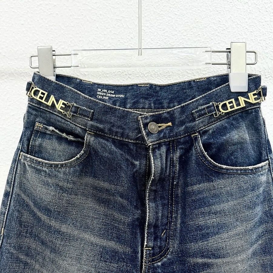 Celine Celine Logo Hardware Jeans Size 25 Size 25" / US 0 / IT 36 - 6 Thumbnail