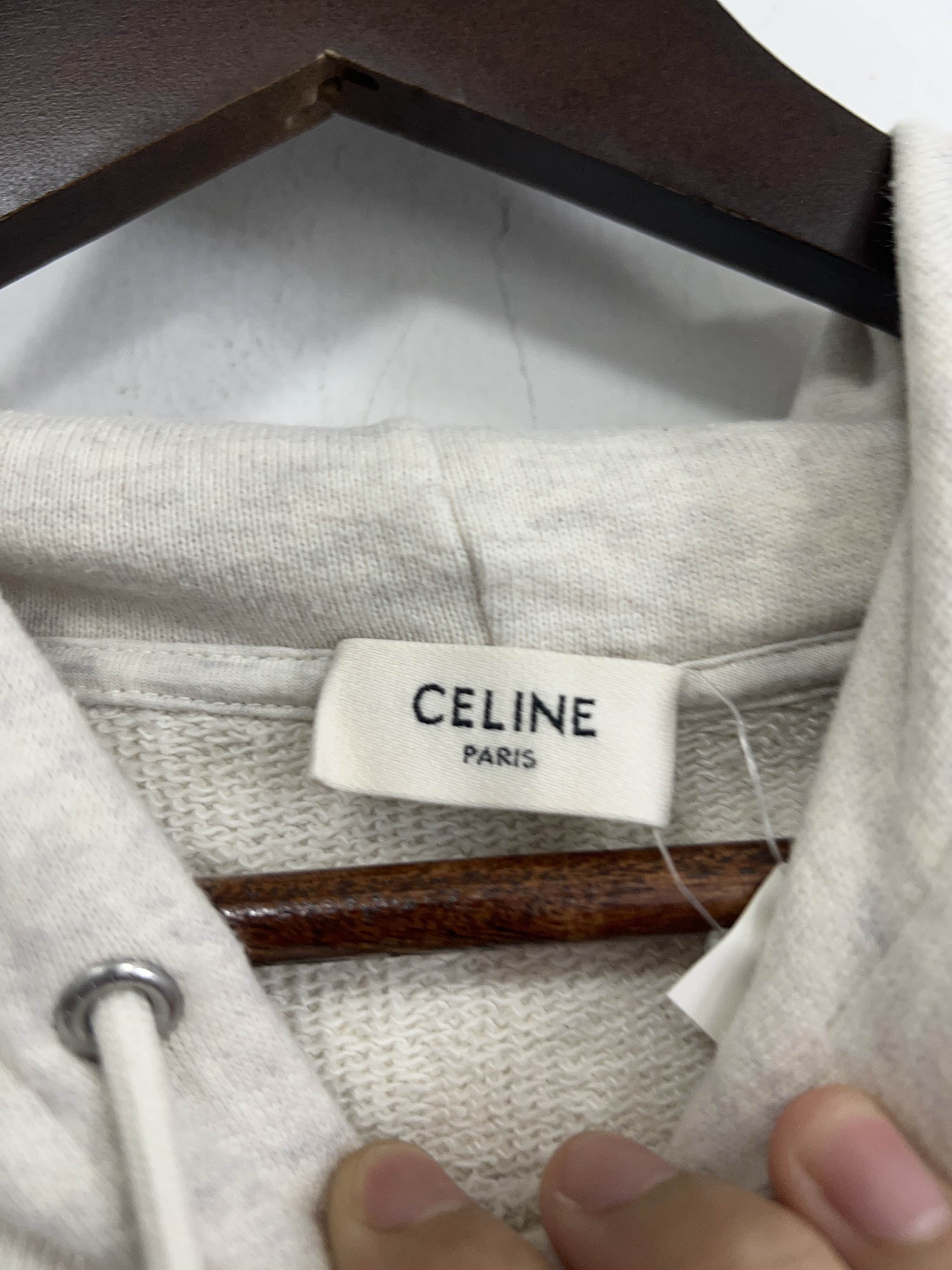 Celine CELINE Logo Print Hoodie Size S Size US S / EU 44-46 / 1 - 3 Thumbnail