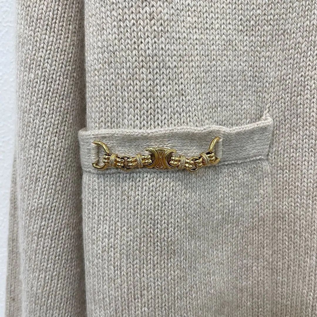 Celine Celine Cashmere Triomphe Logo Sweater Size XS Size XS / US 0-2 / IT 36-38 - 7 Thumbnail