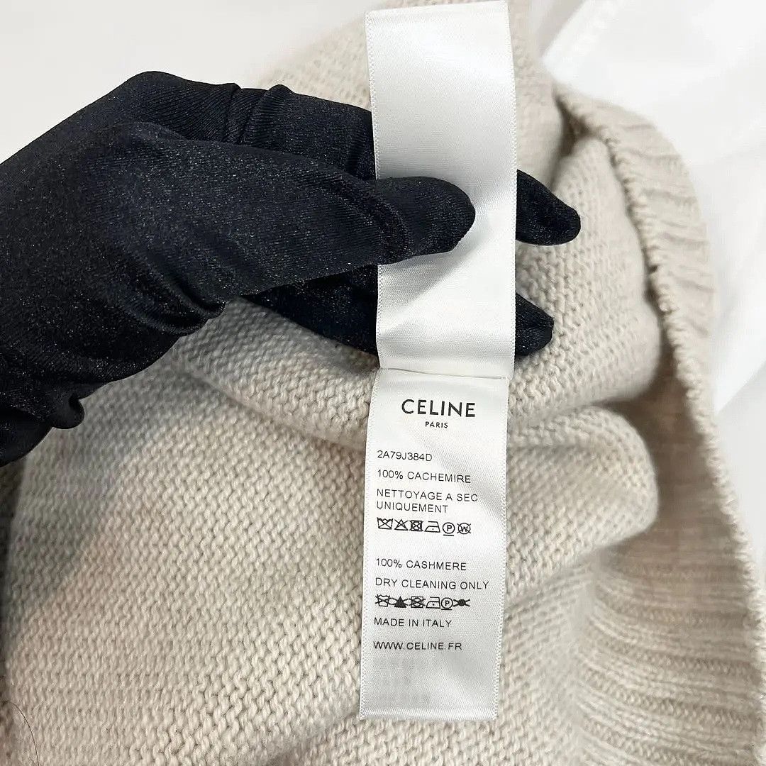 Celine Celine Cashmere Triomphe Logo Sweater Size XS Size XS / US 0-2 / IT 36-38 - 4 Thumbnail