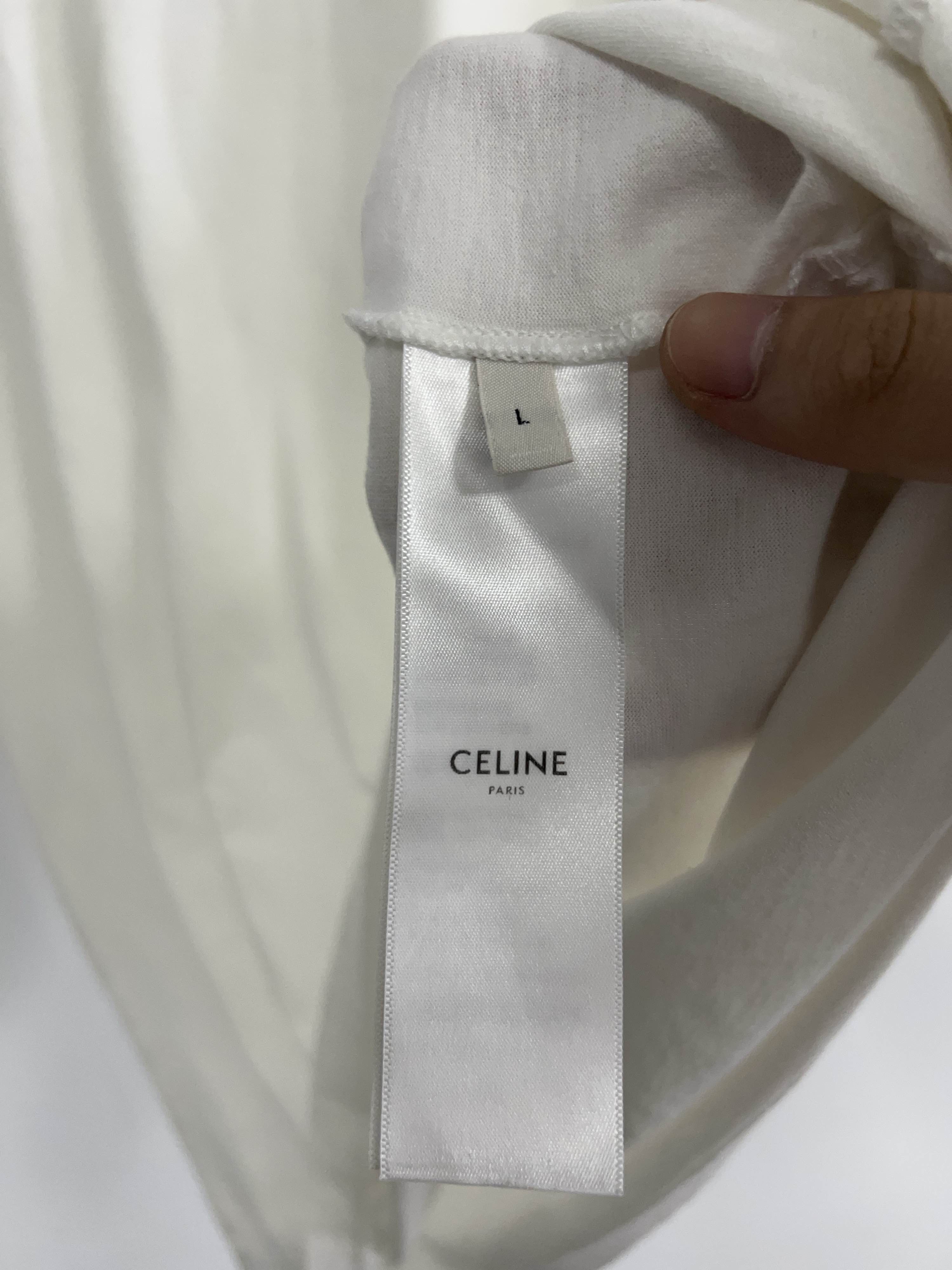 Celine Celine Logo Print T-Shirt Size L Size US L / EU 52-54 / 3 - 4 Thumbnail