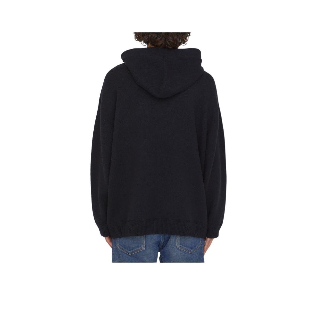 Celine CELINE Logo Zip-Up Knit Hoodie Size L Size US L / EU 52-54 / 3 - 8 Thumbnail