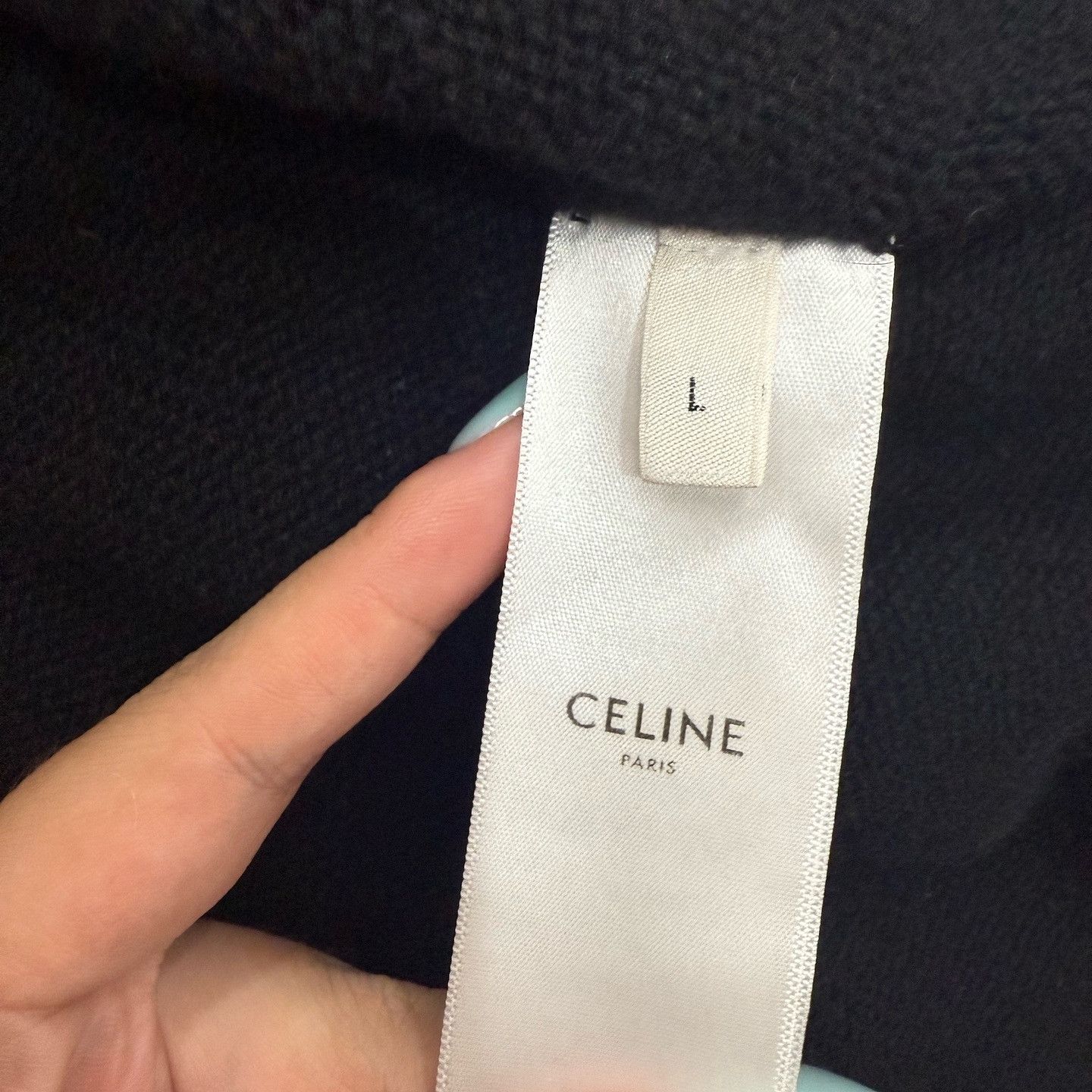 Celine CELINE Logo Zip-Up Knit Hoodie Size L Size US L / EU 52-54 / 3 - 5 Thumbnail
