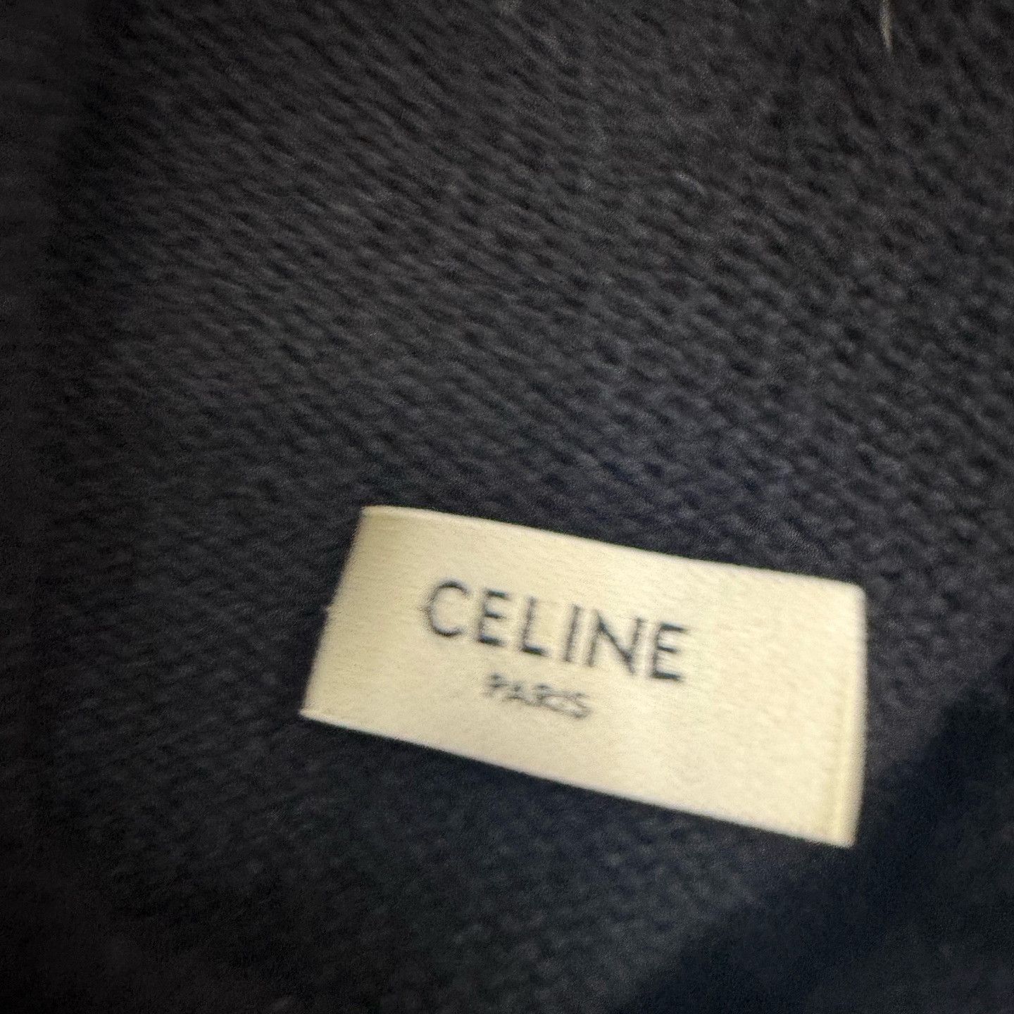 Celine CELINE Logo Zip-Up Knit Hoodie Size L Size US L / EU 52-54 / 3 - 3 Thumbnail