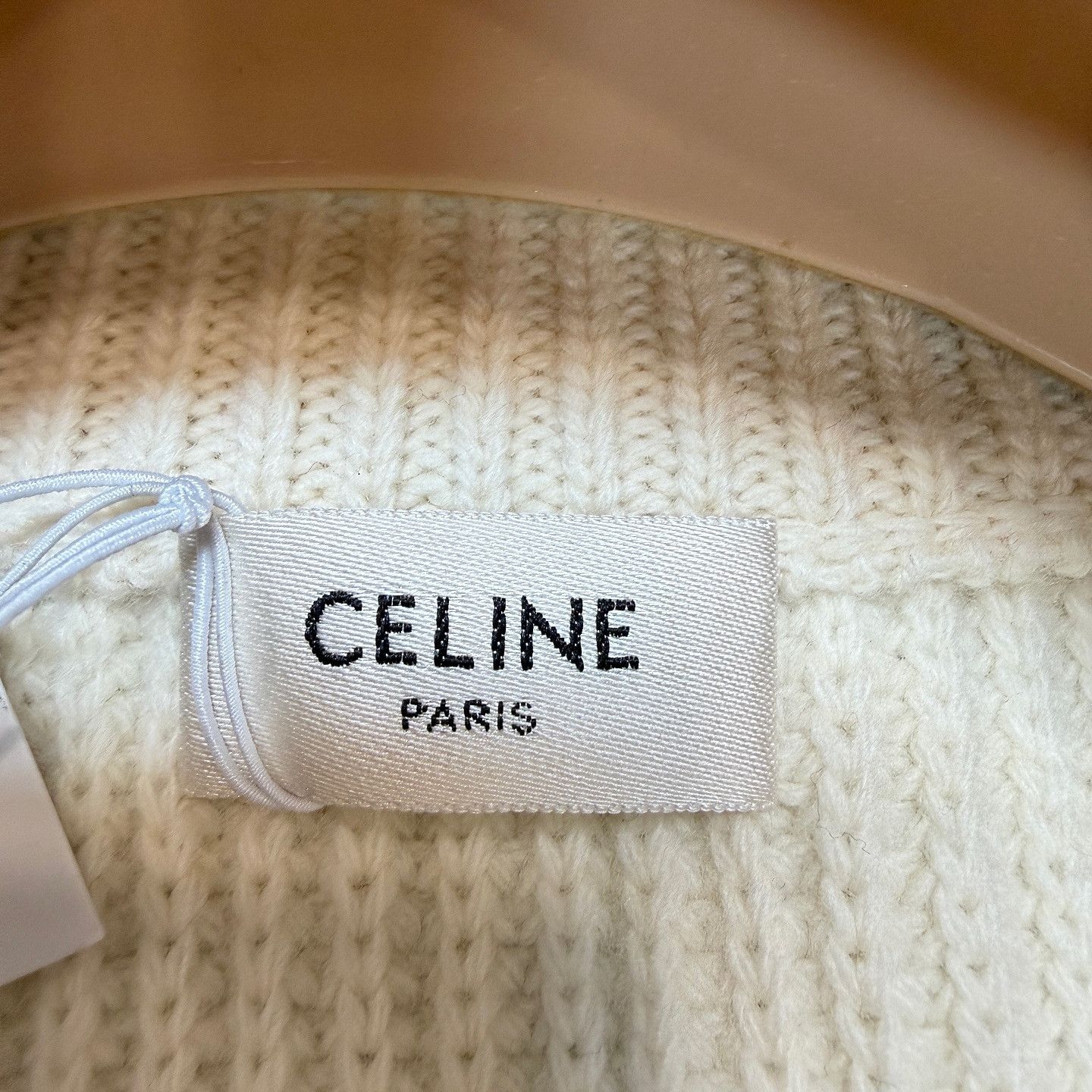 Celine CELINE Gradient Logo Wool Sweater Size S Size US S / EU 44-46 / 1 - 3 Thumbnail