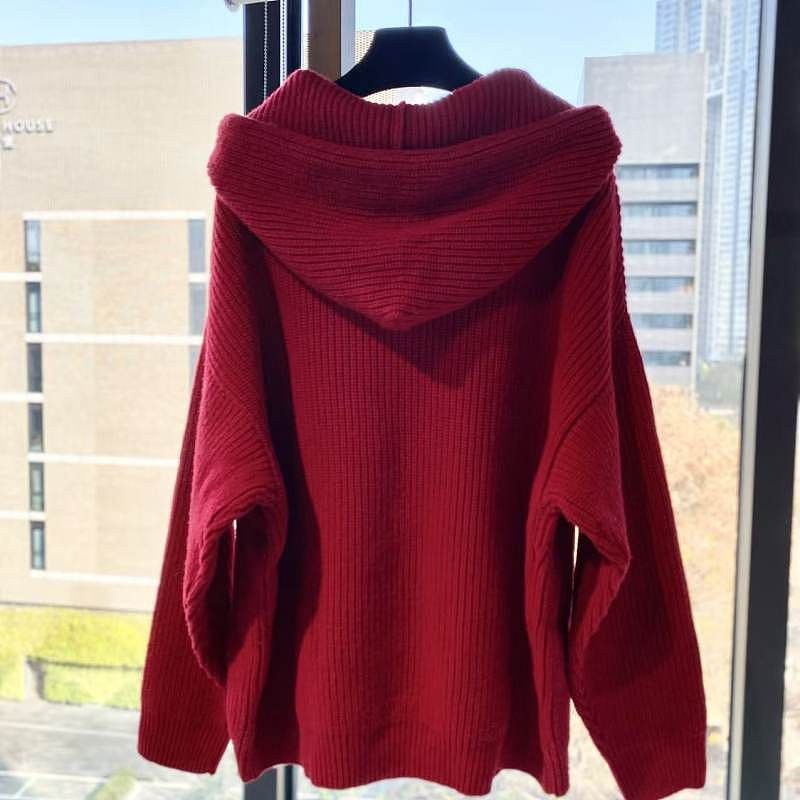 Celine Celine Knit Logo Hoodie Size S Size US S / EU 44-46 / 1 - 2 Thumbnail