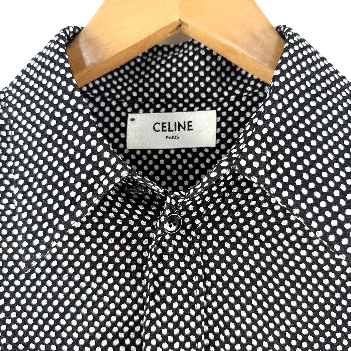 Celine CELINE Polka Dot Button Up Shirt Size 36 Size XS / US 0-2 / IT 36-38 - 3 Thumbnail