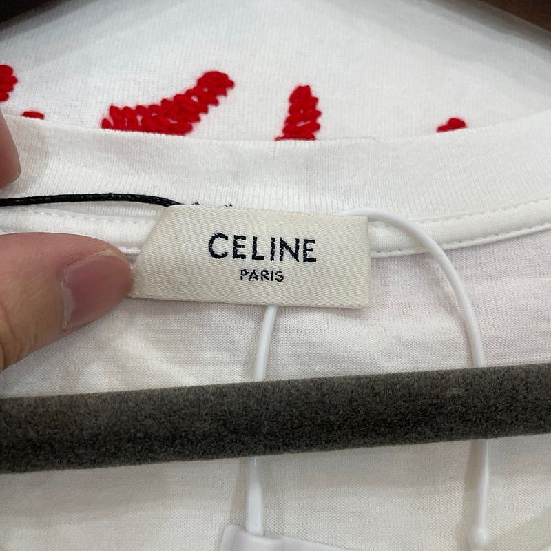 Celine Celine Gradient Logo T-Shirt Size XXL Size US XXL / EU 58 / 5 - 3 Thumbnail