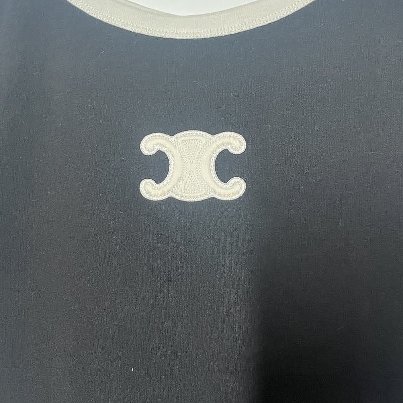 Celine Celine Triomphe Logo T-Shirt Size S Size S / US 4 / IT 40 - 6 Thumbnail
