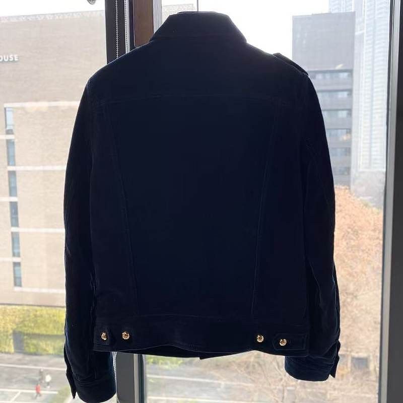 Celine Celine Corduroy Gold Button Jacket Size M Size US M / EU 48-50 / 2 - 2 Thumbnail