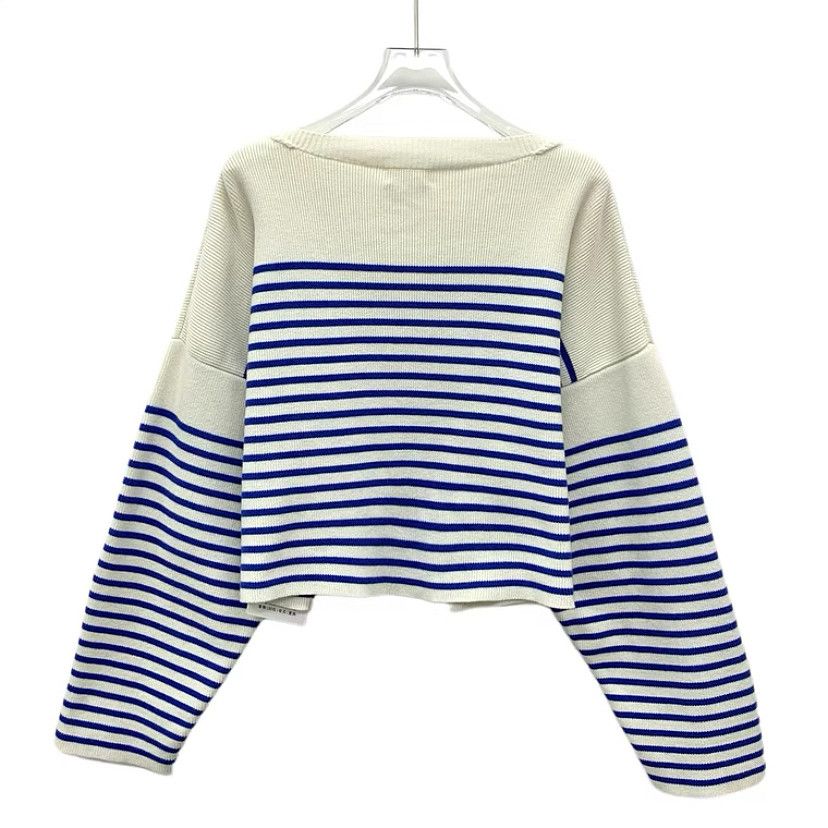 Celine Celine Striped Knit Sweater Size S Size S / US 4 / IT 40 - 2 Thumbnail