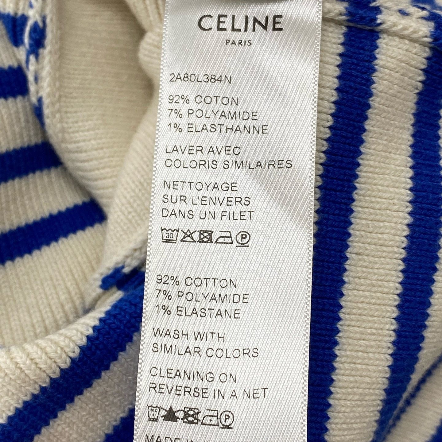 Celine Celine Striped Knit Sweater Size S Size S / US 4 / IT 40 - 5 Thumbnail