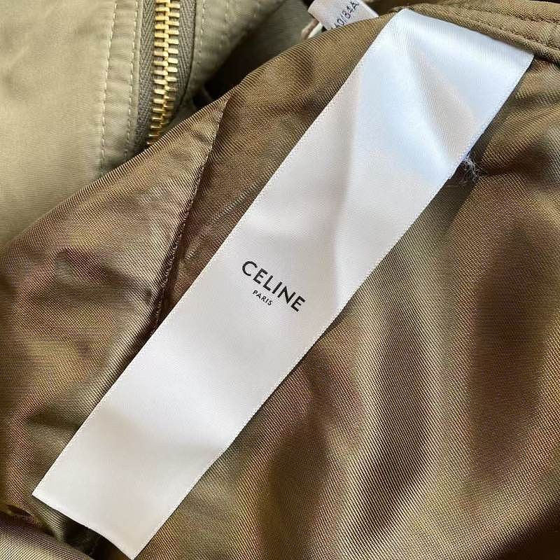 Celine CELINE Leather Trim Jacket Size 38 Size S / US 4 / IT 40 - 6 Thumbnail