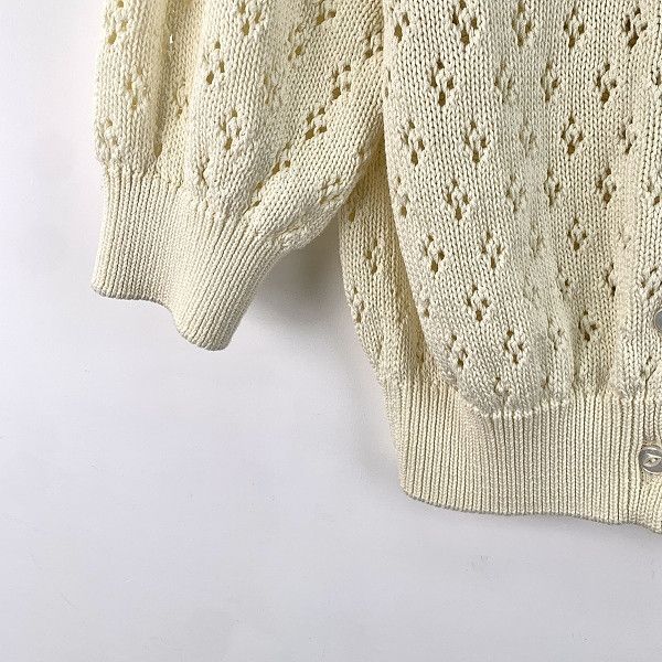 Celine Celine Openwork Knit Cardigan Size S Size S / US 4 / IT 40 - 8 Thumbnail