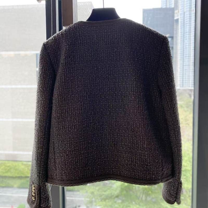 Celine Celine Gold Button Wool Tweed Jacket Size 38 Size S / US 4 / IT 40 - 2 Thumbnail